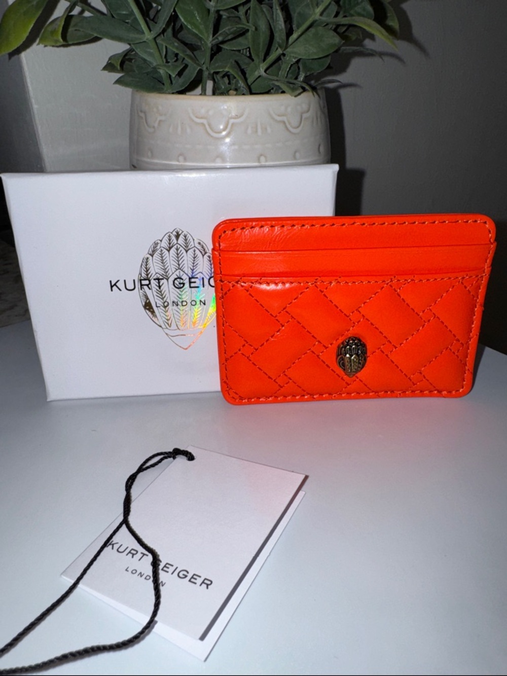 Kurt Geiger Quilted Card Holder